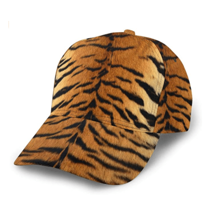 Baseball Dads Cap Tiger Printed