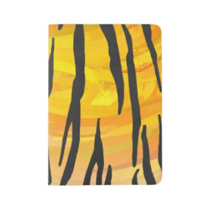 Tiger Pattern Passport Case