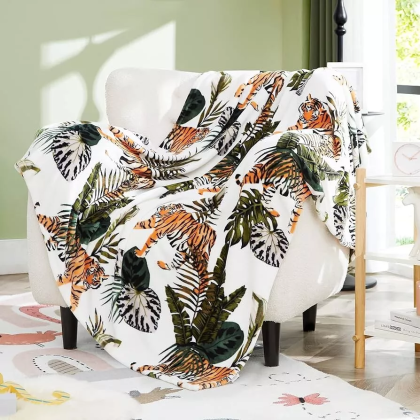 tiger throw blanket