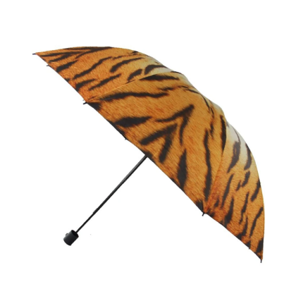 tiger striped pattern design umbrella