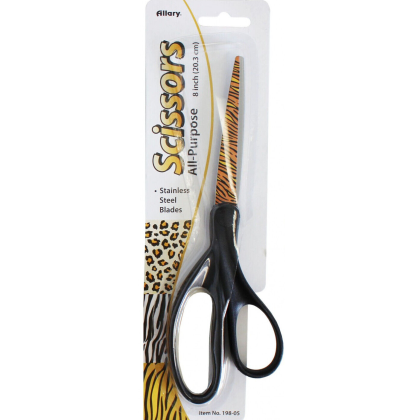 tiger pattern scissors