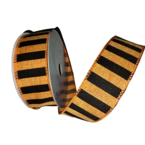 tiger pattern wired ribbon roll