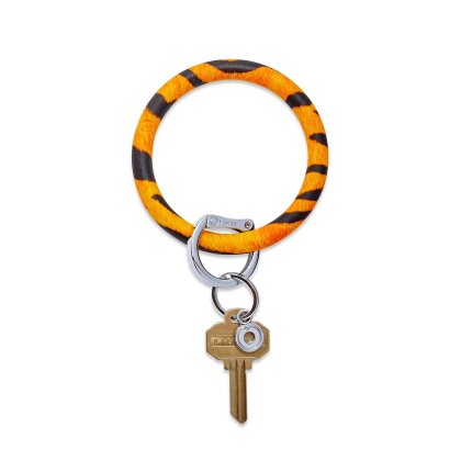 Tiger Print Keychain Bracelet