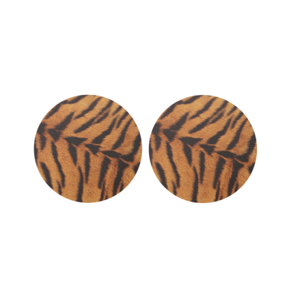 Tiger Printed Car Coasters