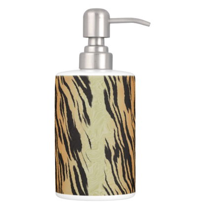 Soap Dispenser Tiger Printed