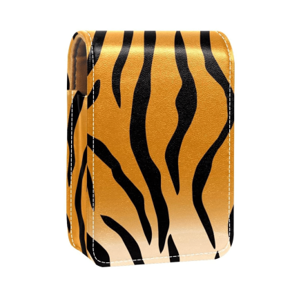 Tiger Print Lipstick Case