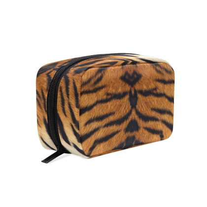 Tiger Print Makeup Organizer