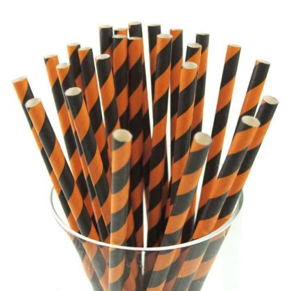 Tiger Striped Straws