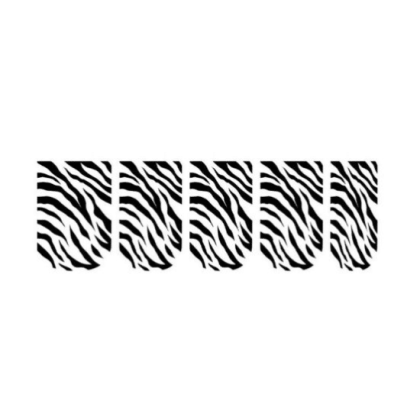 Tiger Print Nail Art Stickers