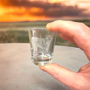 tiger shot glass