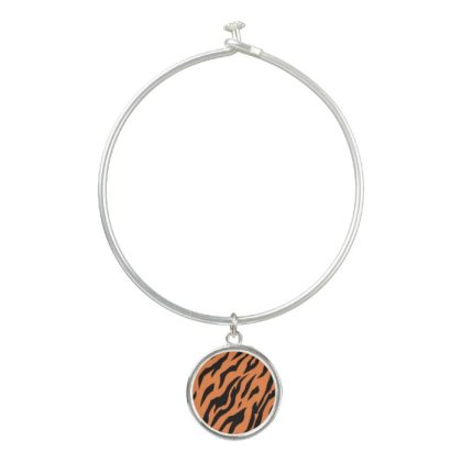 tiger pattern print bangle bracelet