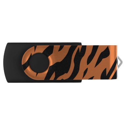 tiger stripe print flash drive