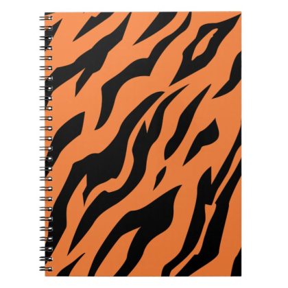 tiger stripe printed notebook