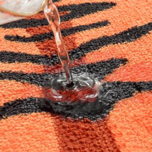 bathroom mat tiger pattern
