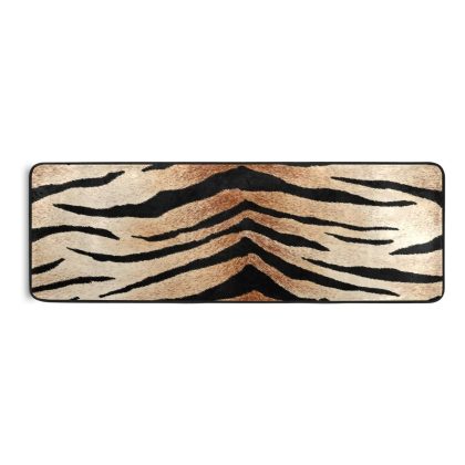 tiger print floor runner