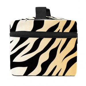 travel makeup bag tiger design