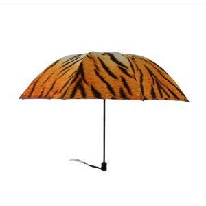 tiger pattern umbrella design
