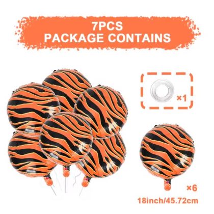 tiger print balloons