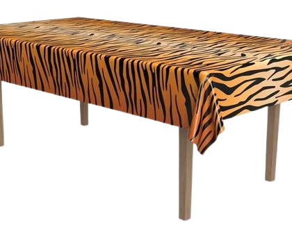 tiger table cover