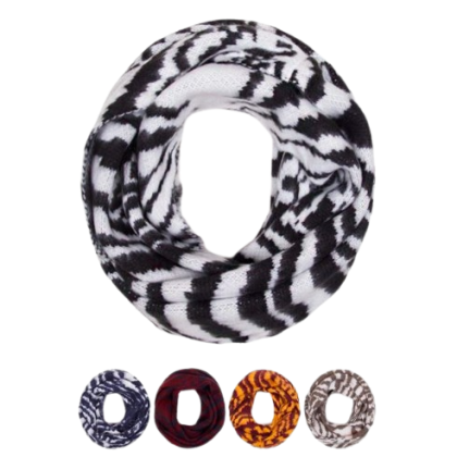 tiger print scarf