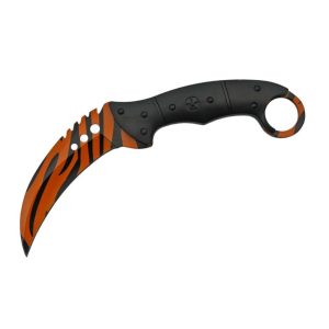 tiger print tactical knife
