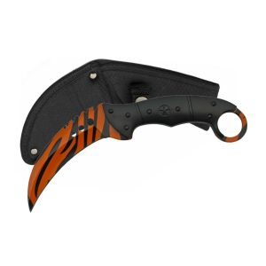 tiger print tactical knife