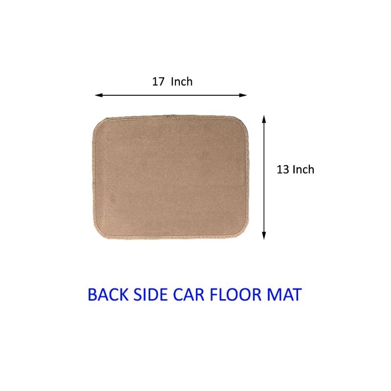beige animal print car mats