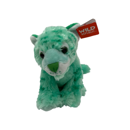 mint green tiger plush