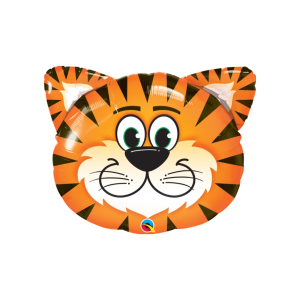 tiger head balloon (30" in)