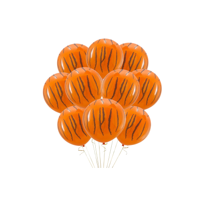 bengal tiger balloons 12ct