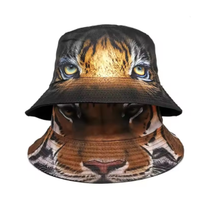 tiger print bucket hat