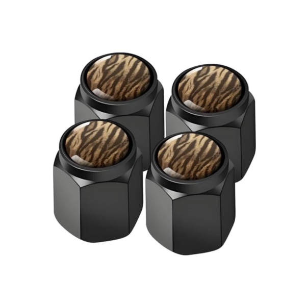 brown tiger tire valve stem caps