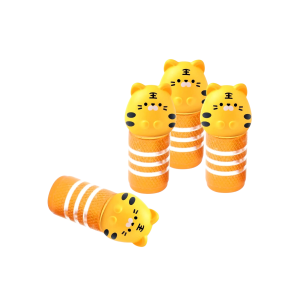 cute tiger tire valve stem caps