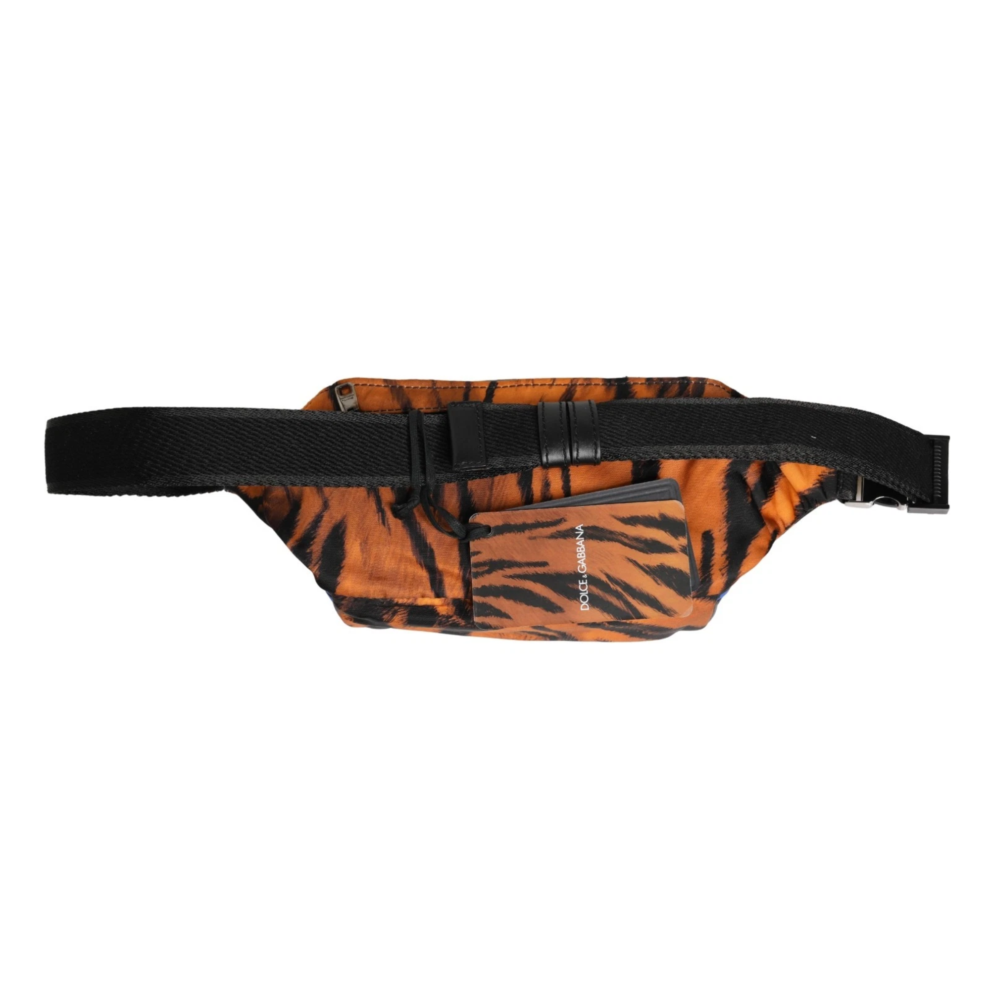 Brown Tiger Print Nylon Fanny Pack - Image 2