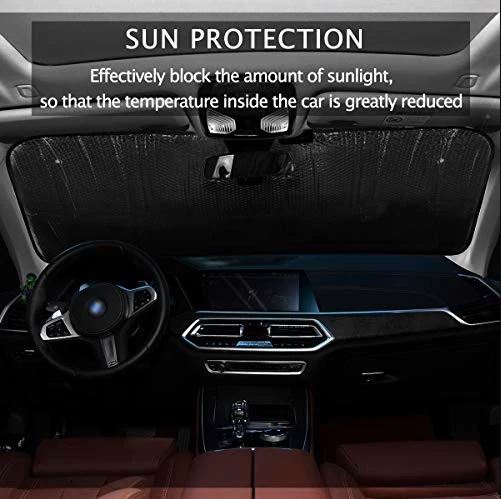 Tiger Print Car Sunshade for Windshield - Image 6