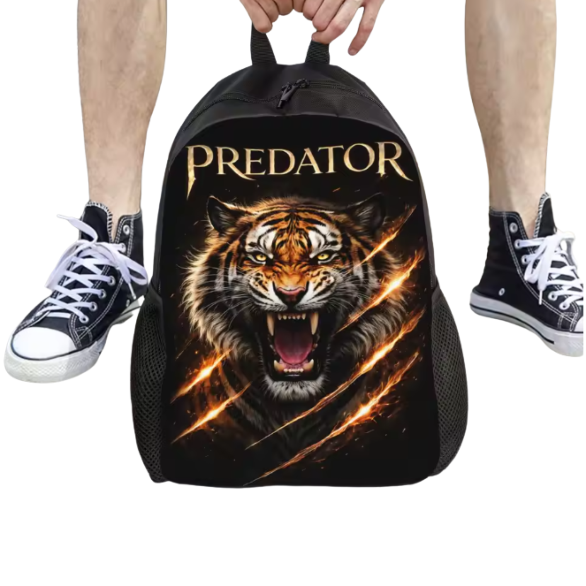 Fierce Tiger Graphic Backpack