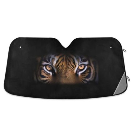 Tiger Print Car Sunshade for Windshield