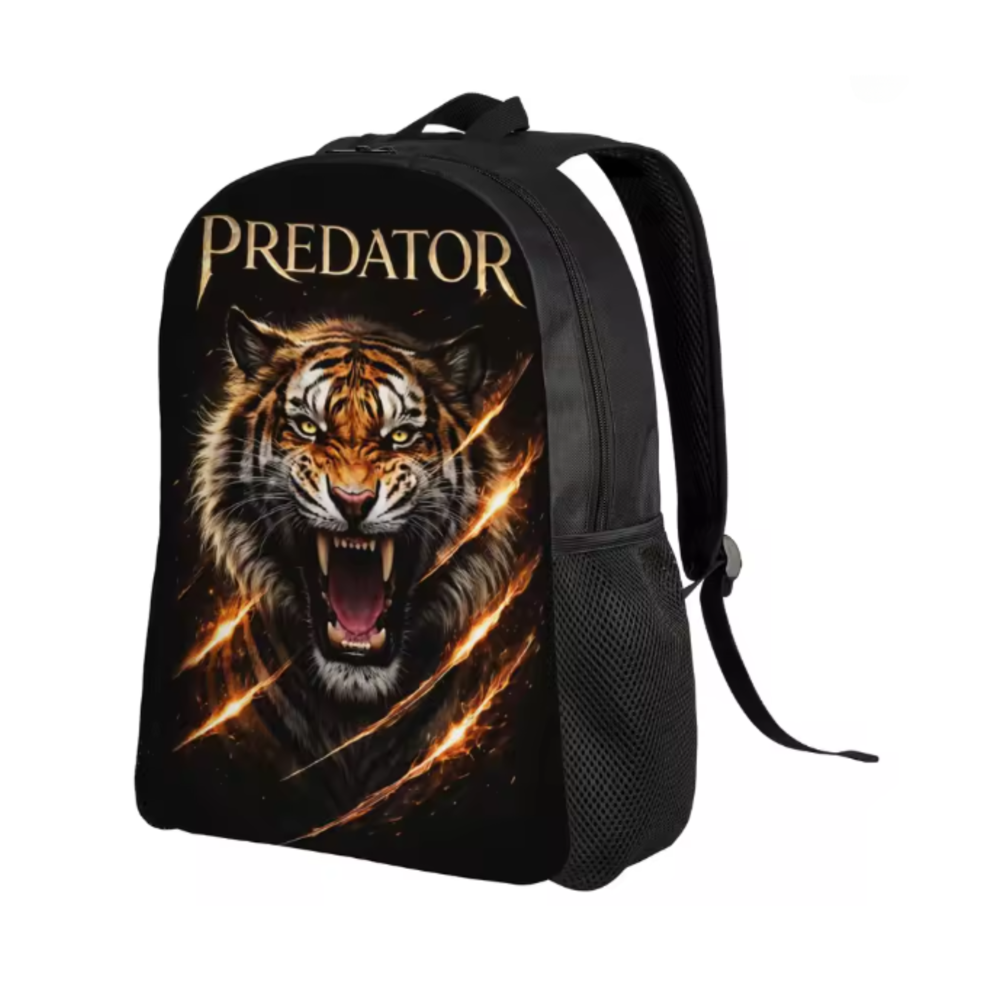 Fierce Tiger Graphic Backpack - Image 2