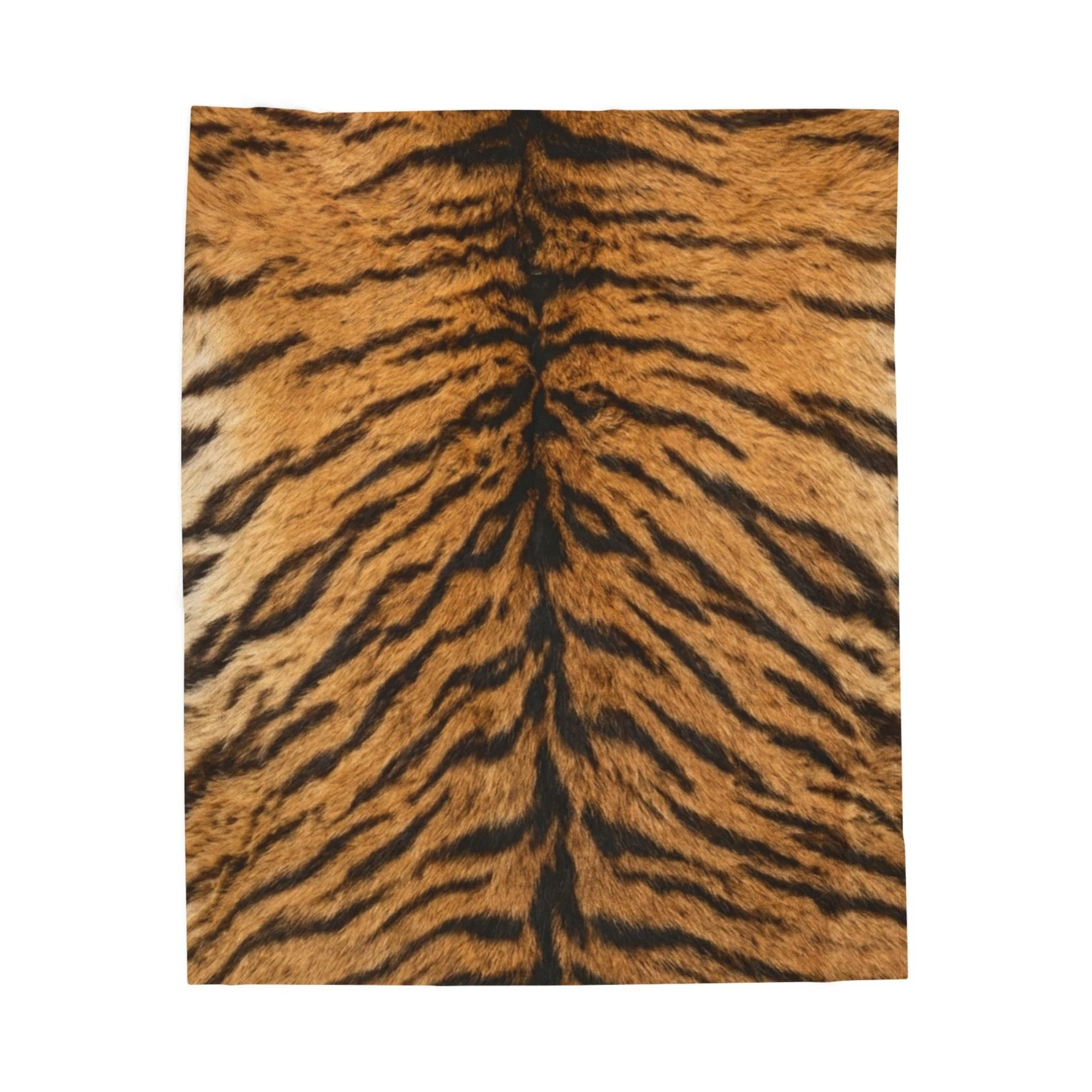 Tiger Stripe Plush Throw Blanket