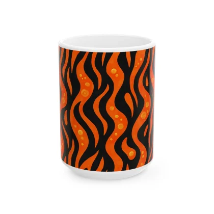 Tiger Graphic Ceramic Coffee Mug