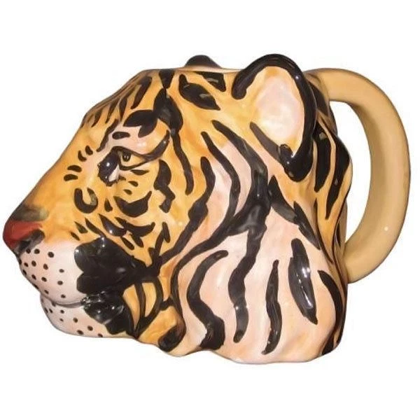 Caffeinated Tiger Ceramic Coffee Mug